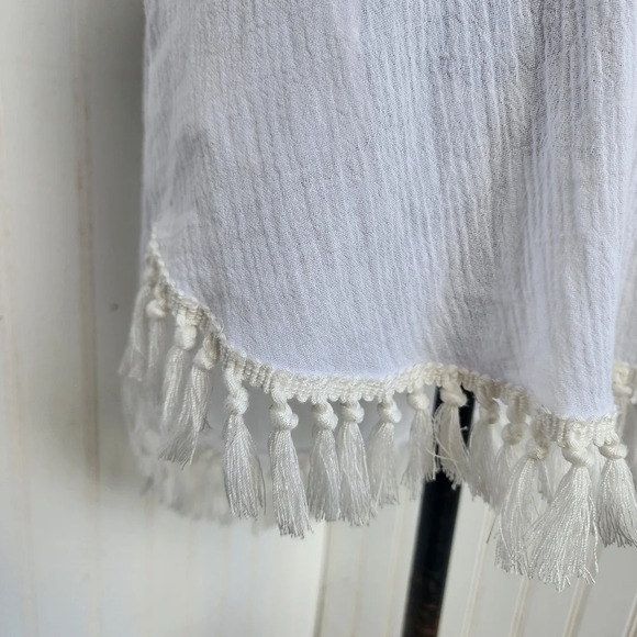 VICTORIA'S SECRET TUNIC DRESS 🌹SWIM COVER UP TEE TOP RACERBACK Lightweight XS - Picture 3 of 11